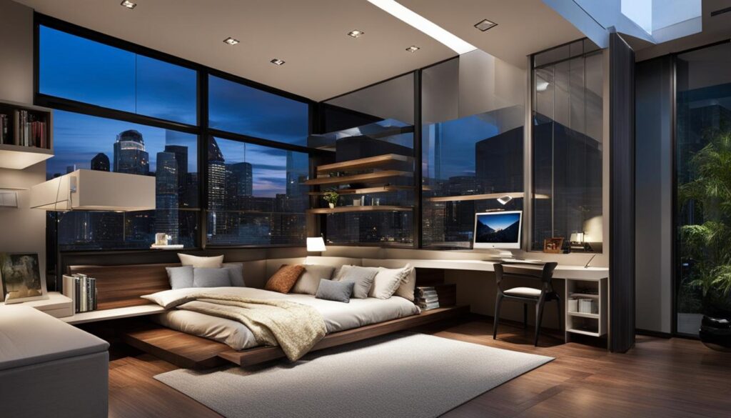 Jugendzimmer mit Podest