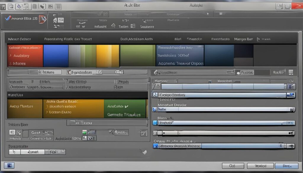 Audacity Menüleiste
