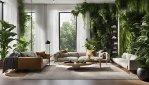wohnzimmer pflanzen modern