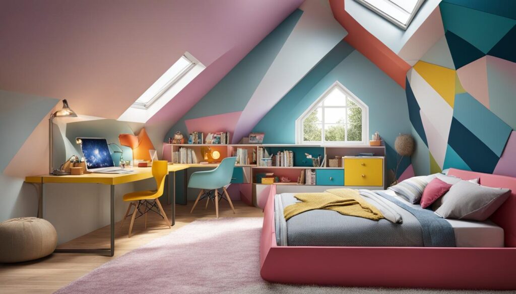 möbel kinderzimmer dachschräge