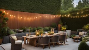 terrassenwand