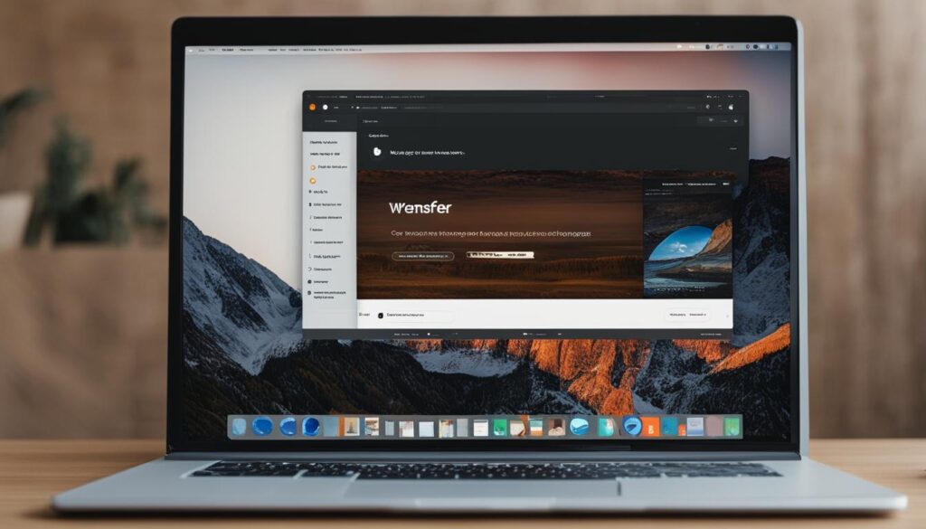 WeTransfer in Browser öffnen