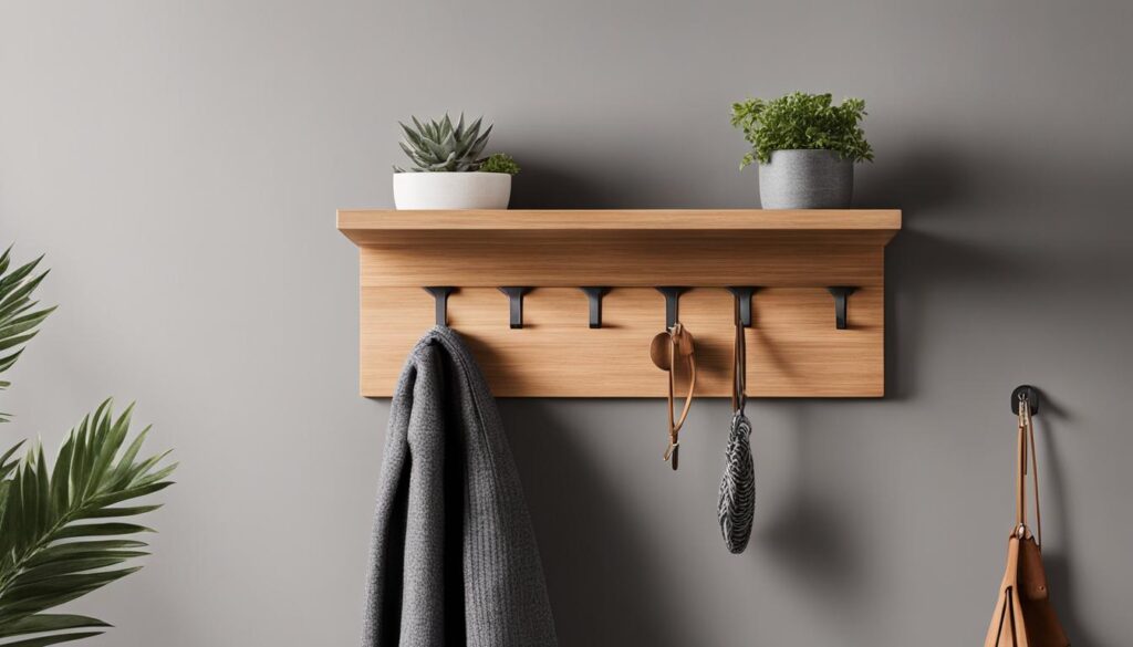 hängende Garderobe