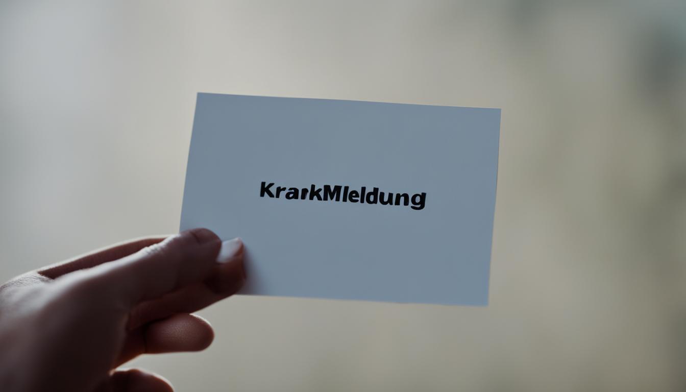 nur freitag krank krankmeldung