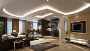 deckengestaltung wohnzimmer decke ideen