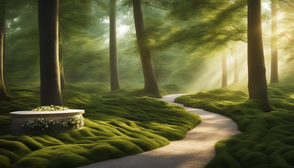letzte Ruhe im Wald