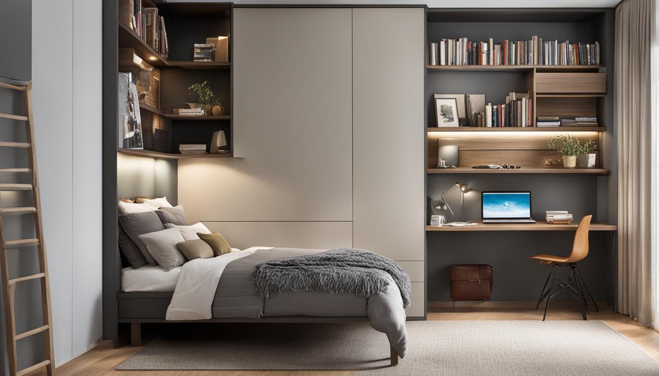 raumlösung kleines schlafzimmer