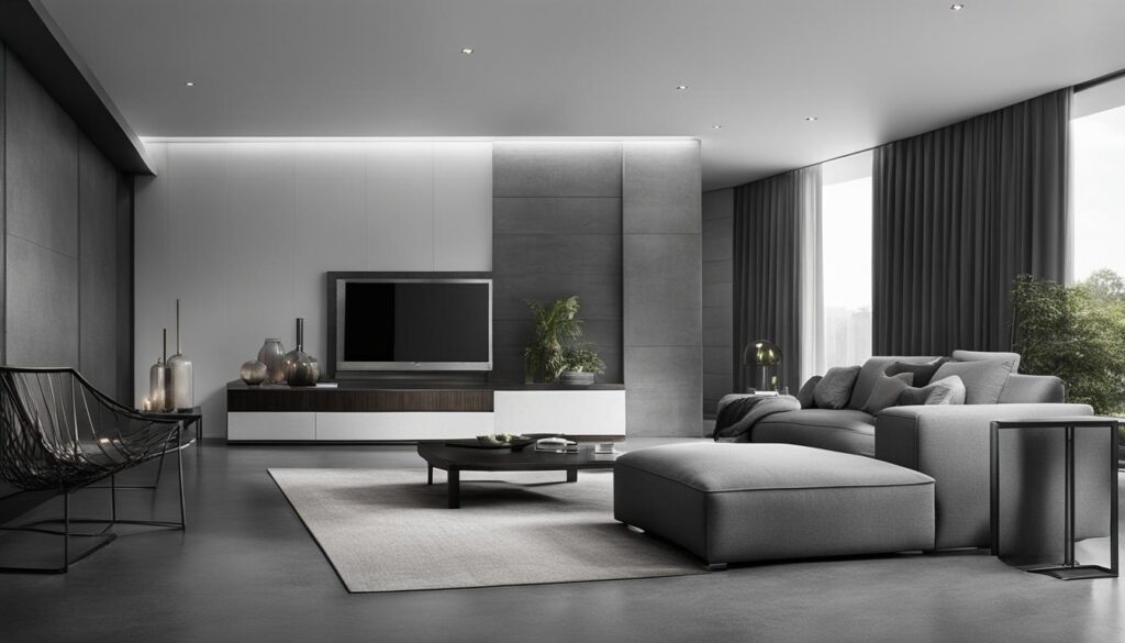 Grau Weiß moderne Eleganz