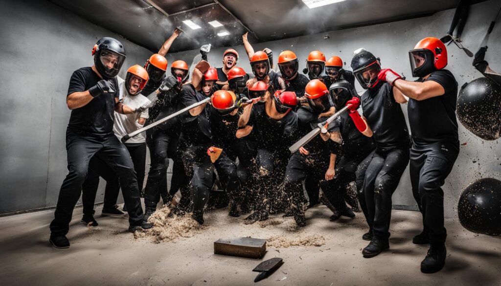 Junggesellenabschied im Rage Room München