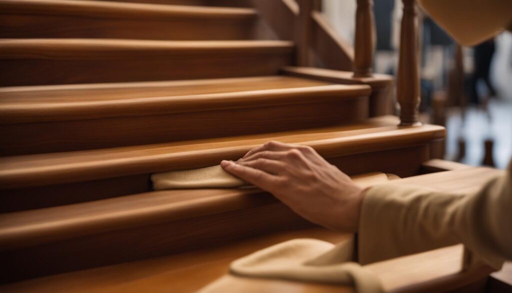 pflege geölte holztreppe