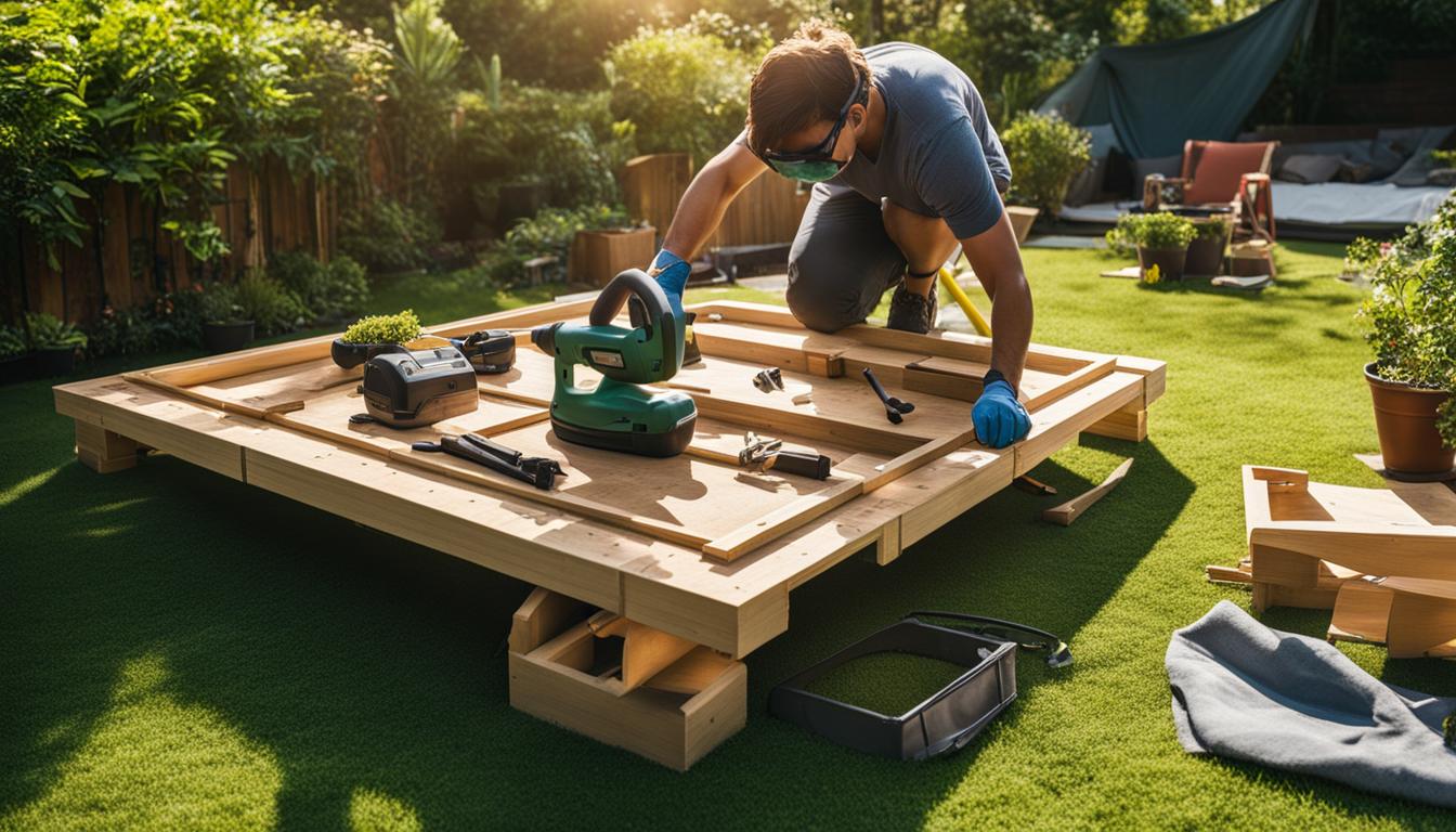 gartenlounge selber bauen