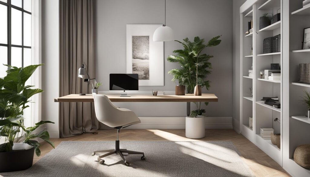 Homeoffice modern einrichten